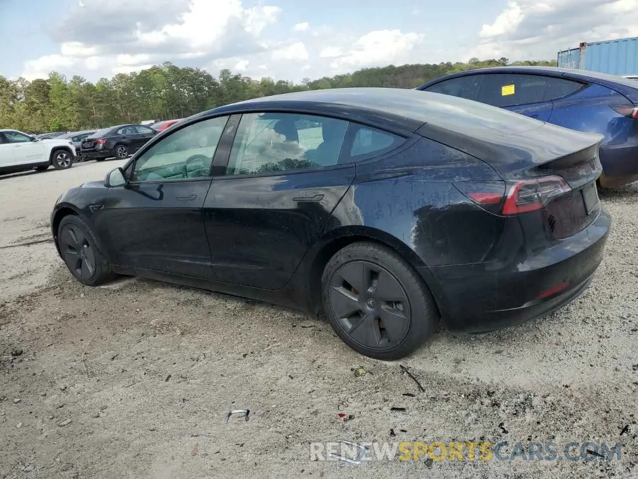 2 Фотография поврежденного автомобиля 5YJ3E1EA1PF437099 TESLA MODEL 3 2023