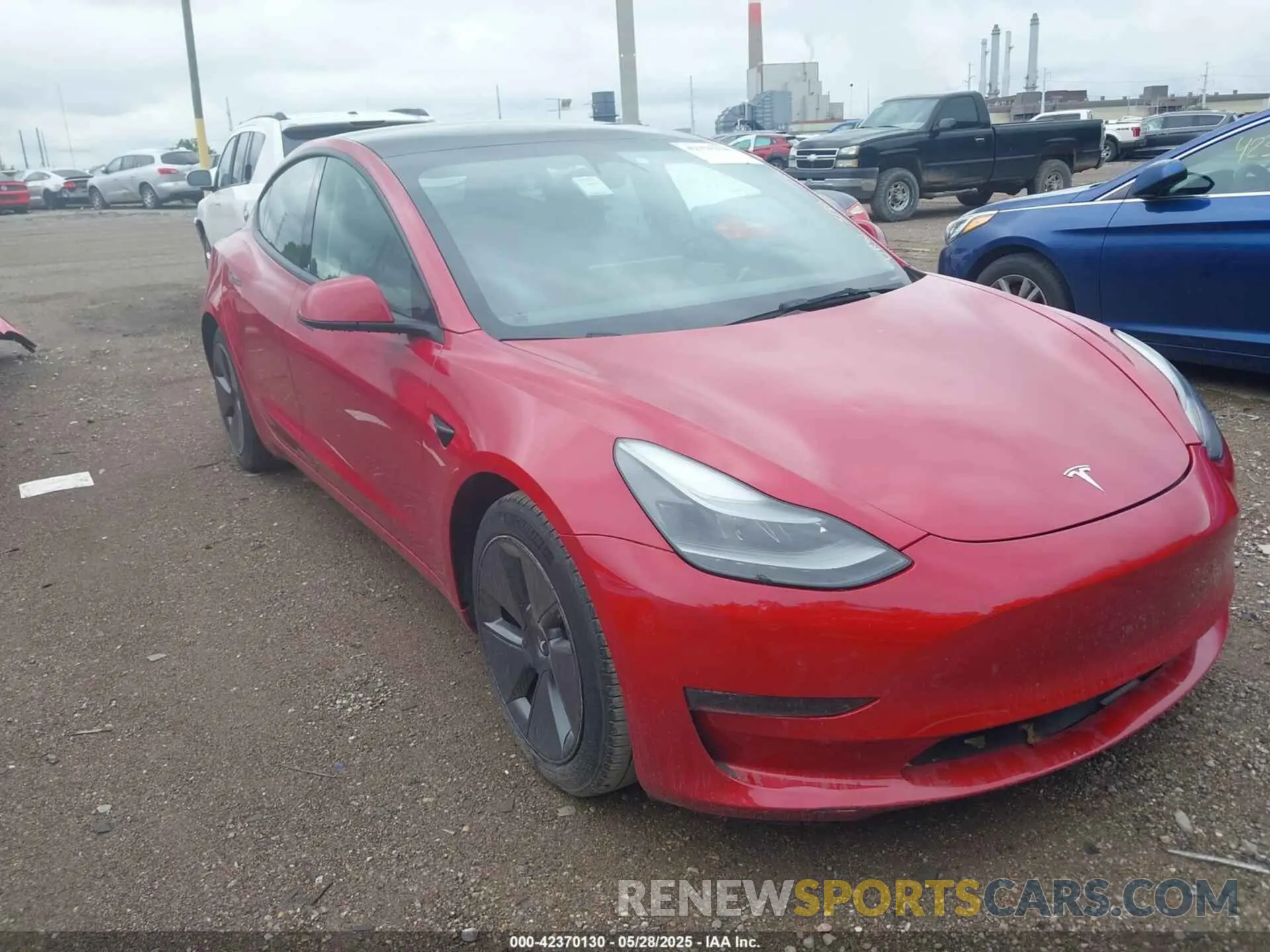 1 Photograph of a damaged car 5YJ3E1EA1PF437667 TESLA MODEL 3 2023