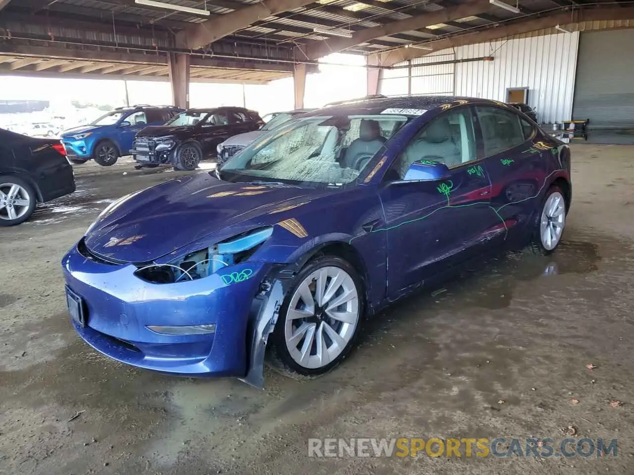 1 Фотография поврежденного автомобиля 5YJ3E1EA1PF451472 TESLA MODEL 3 2023