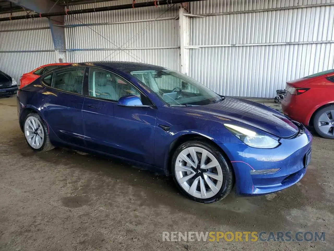 4 Фотография поврежденного автомобиля 5YJ3E1EA1PF451472 TESLA MODEL 3 2023