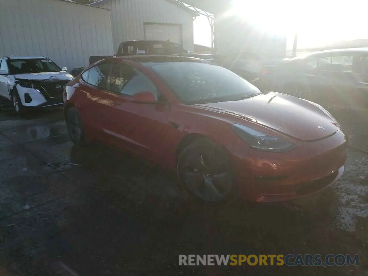 4 Photograph of a damaged car 5YJ3E1EA1PF452847 TESLA MODEL 3 2023