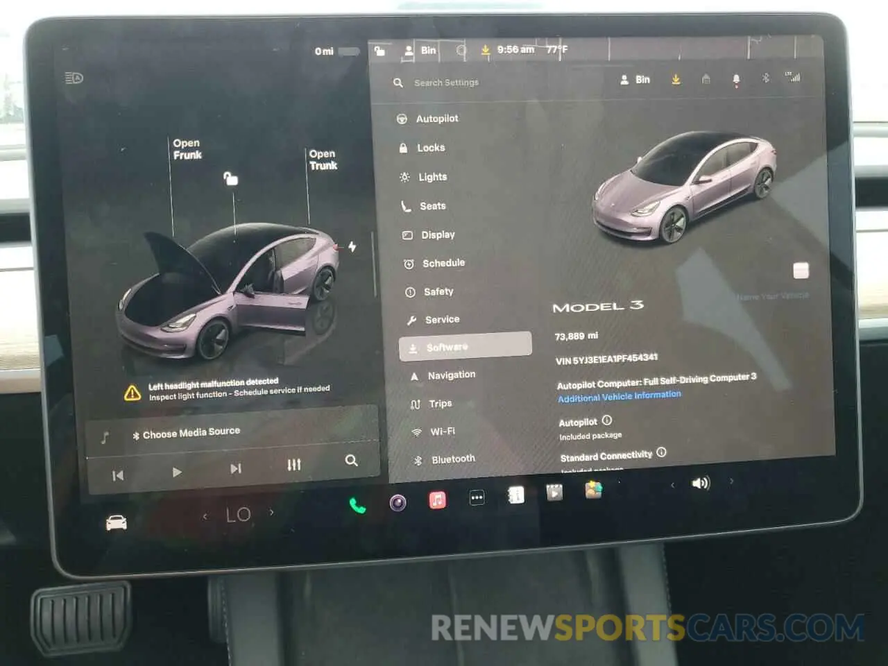 9 Фотография поврежденного автомобиля 5YJ3E1EA1PF454341 TESLA MODEL 3 2023