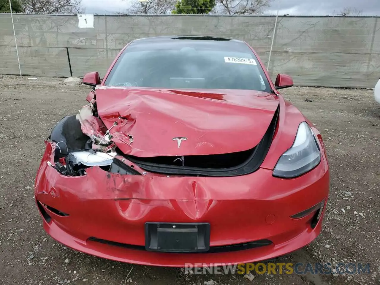5 Photograph of a damaged car 5YJ3E1EA1PF455487 TESLA MODEL 3 2023