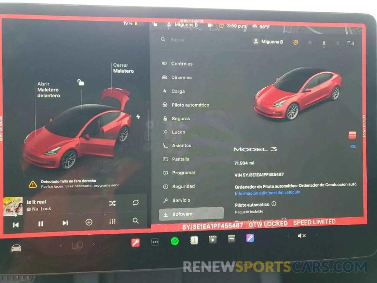 9 Photograph of a damaged car 5YJ3E1EA1PF455487 TESLA MODEL 3 2023