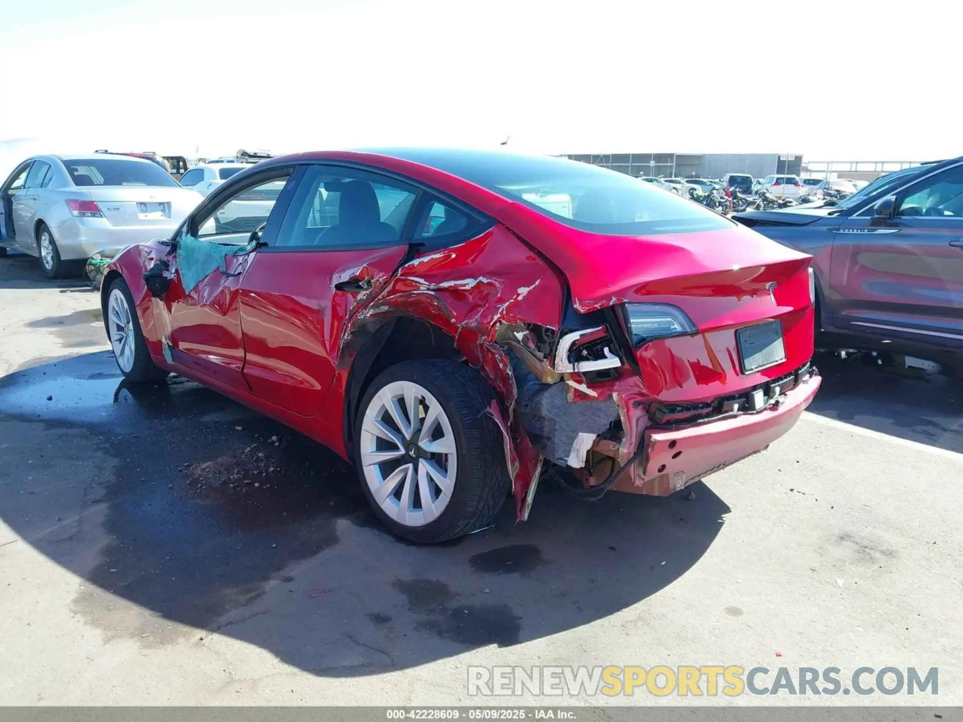 3 Photograph of a damaged car 5YJ3E1EA1PF456185 TESLA MODEL 3 2023