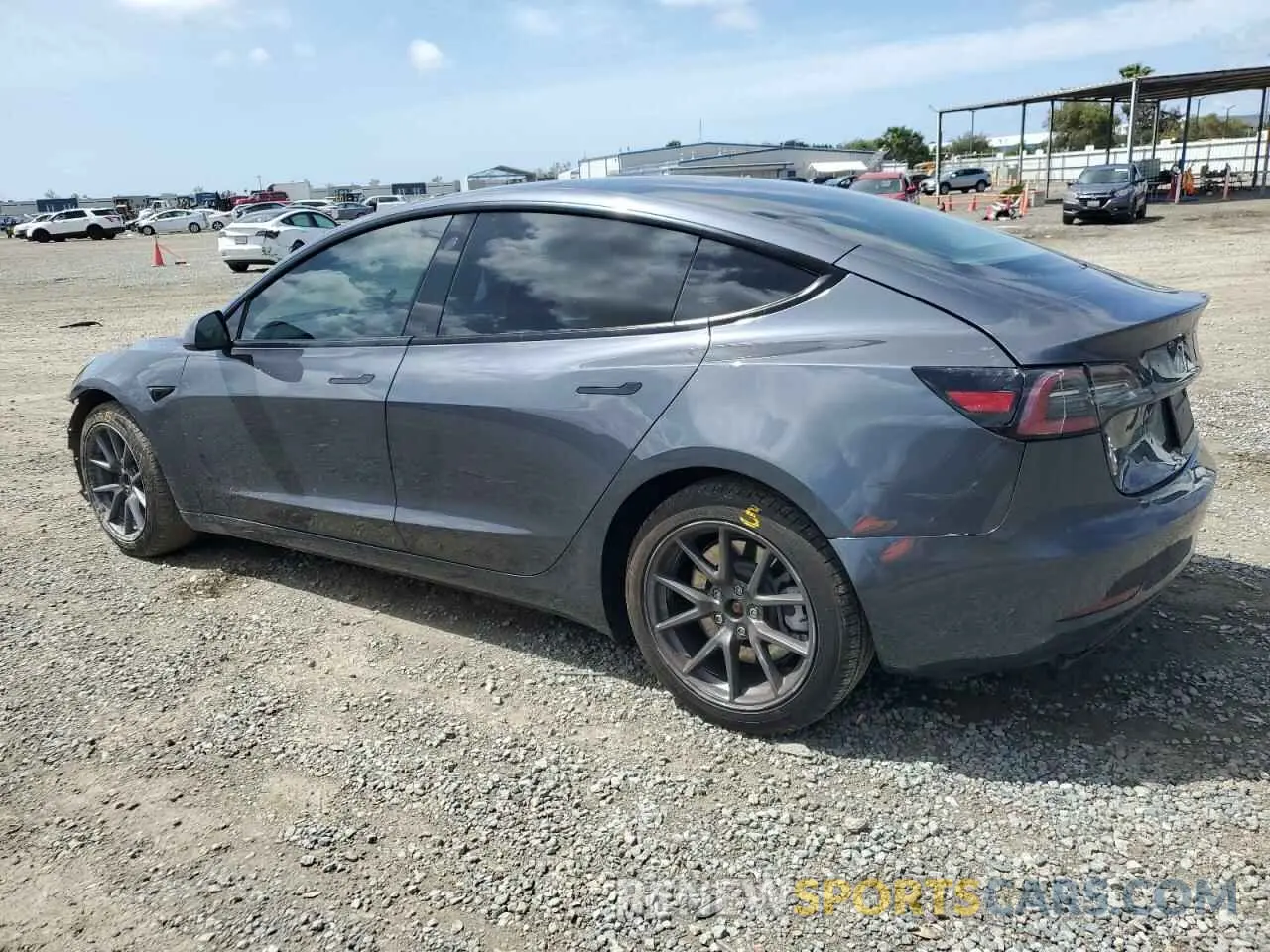 2 Photograph of a damaged car 5YJ3E1EA1PF465372 TESLA MODEL 3 2023
