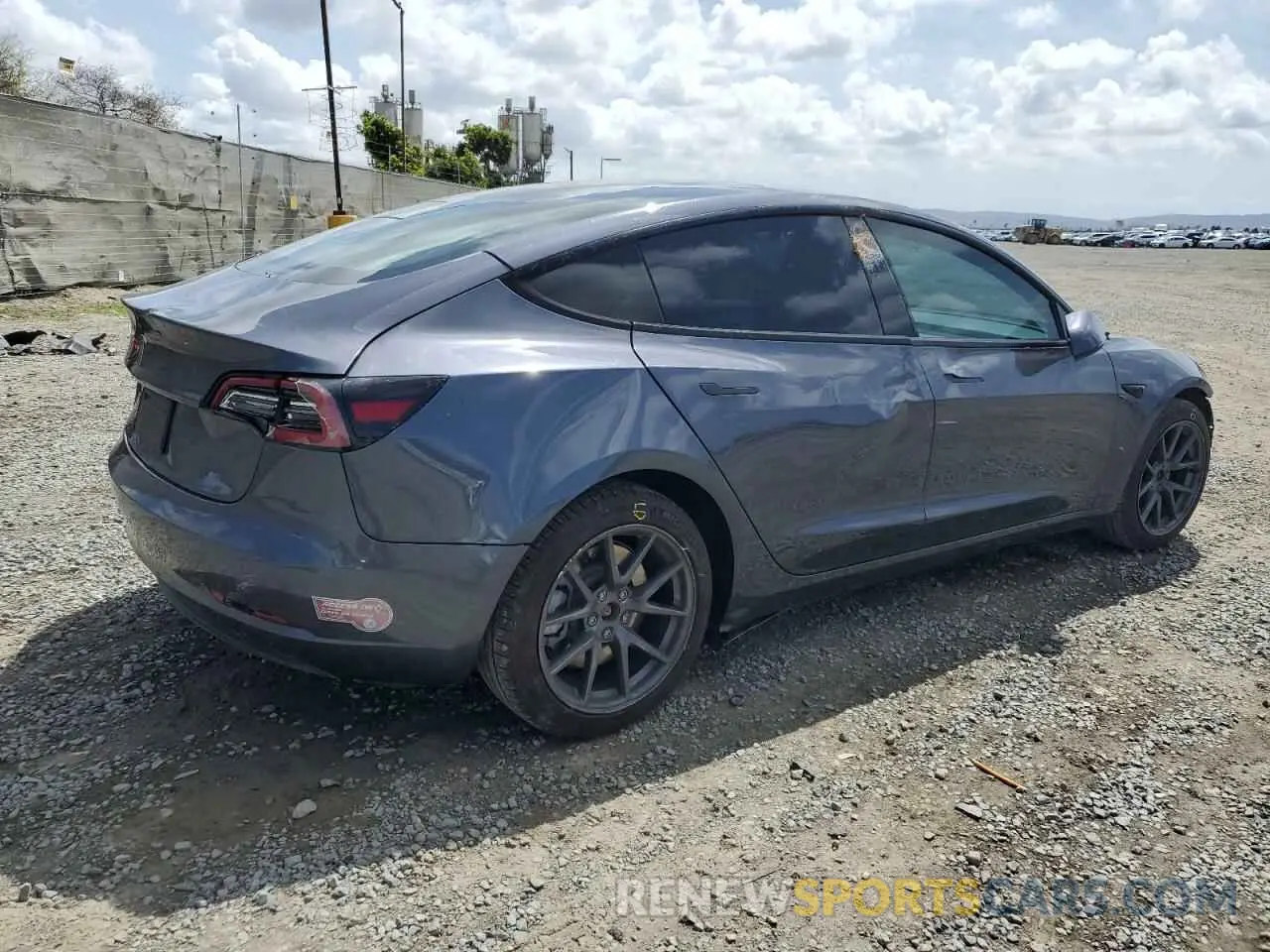 3 Photograph of a damaged car 5YJ3E1EA1PF465372 TESLA MODEL 3 2023