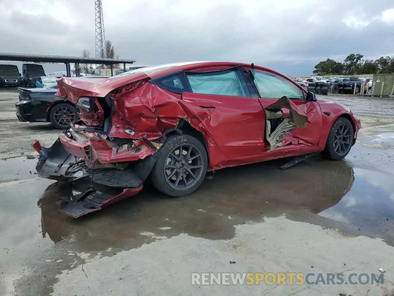 3 Photograph of a damaged car 5YJ3E1EA1PF478641 TESLA MODEL 3 2023