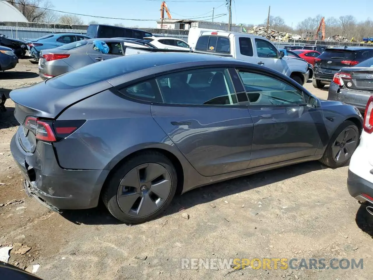 3 Photograph of a damaged car 5YJ3E1EA1PF488635 TESLA MODEL 3 2023