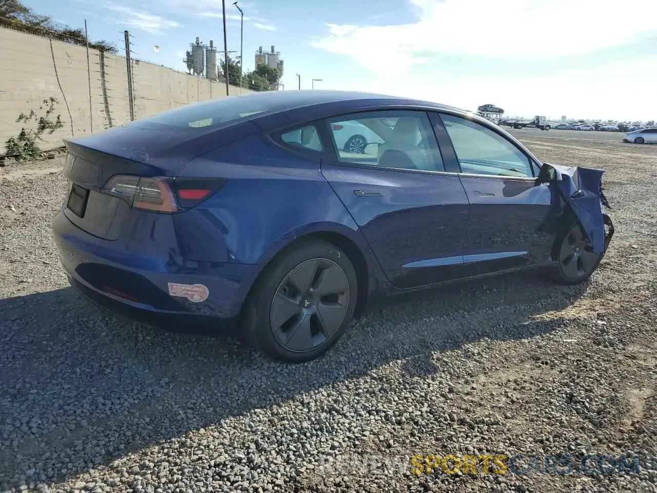 3 Photograph of a damaged car 5YJ3E1EA1PF489400 TESLA MODEL 3 2023