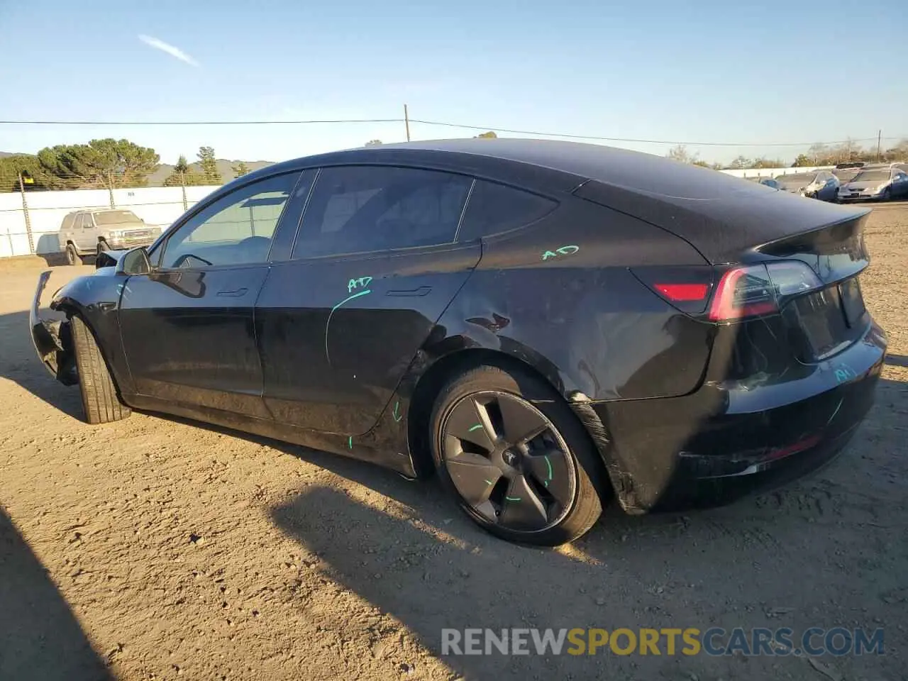 2 Фотография поврежденного автомобиля 5YJ3E1EA1PF504073 TESLA MODEL 3 2023