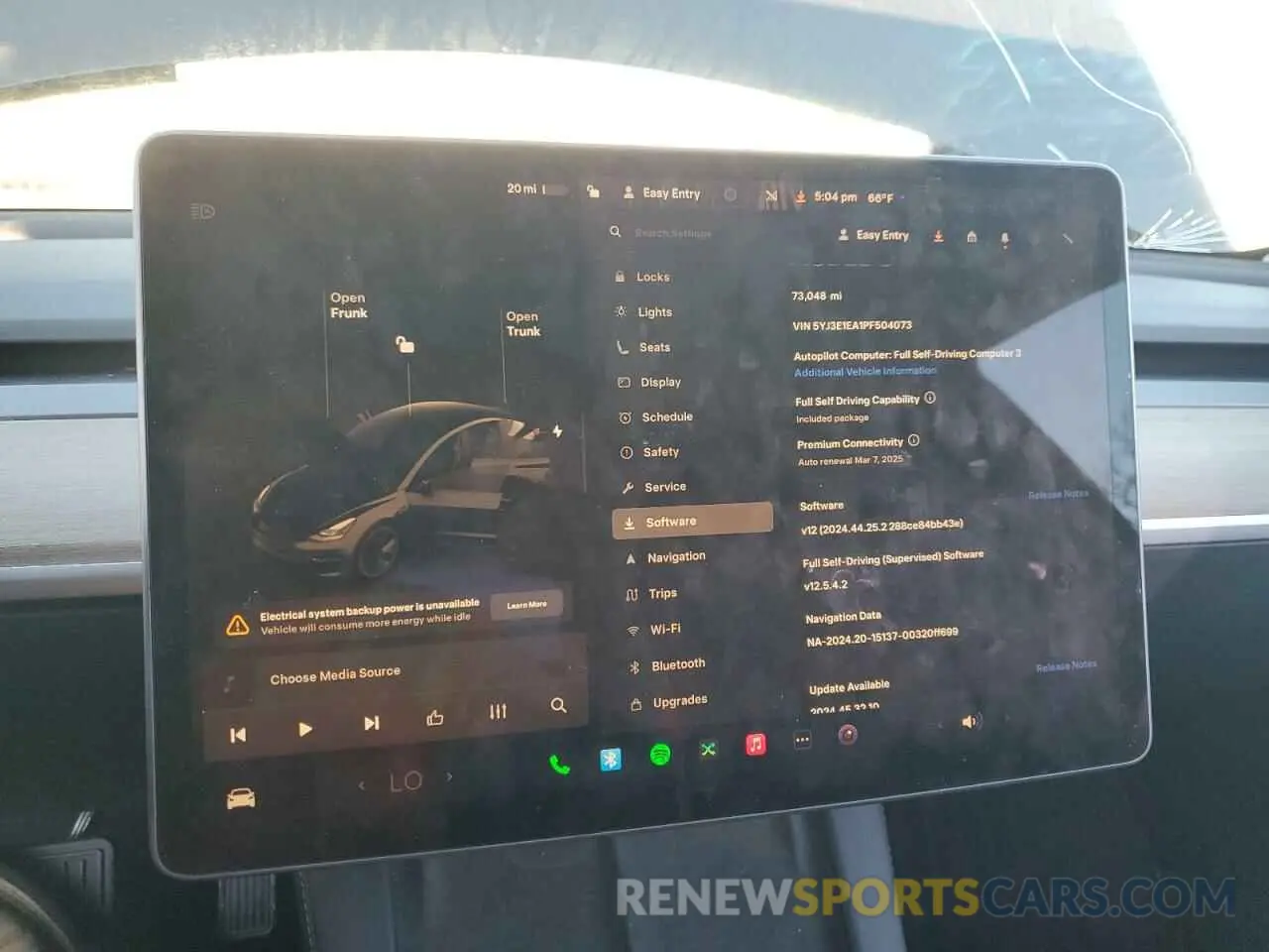 9 Фотография поврежденного автомобиля 5YJ3E1EA1PF504073 TESLA MODEL 3 2023