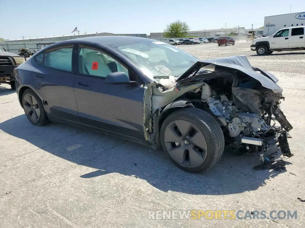 4 Фотография поврежденного автомобиля 5YJ3E1EA1PF516787 TESLA MODEL 3 2023
