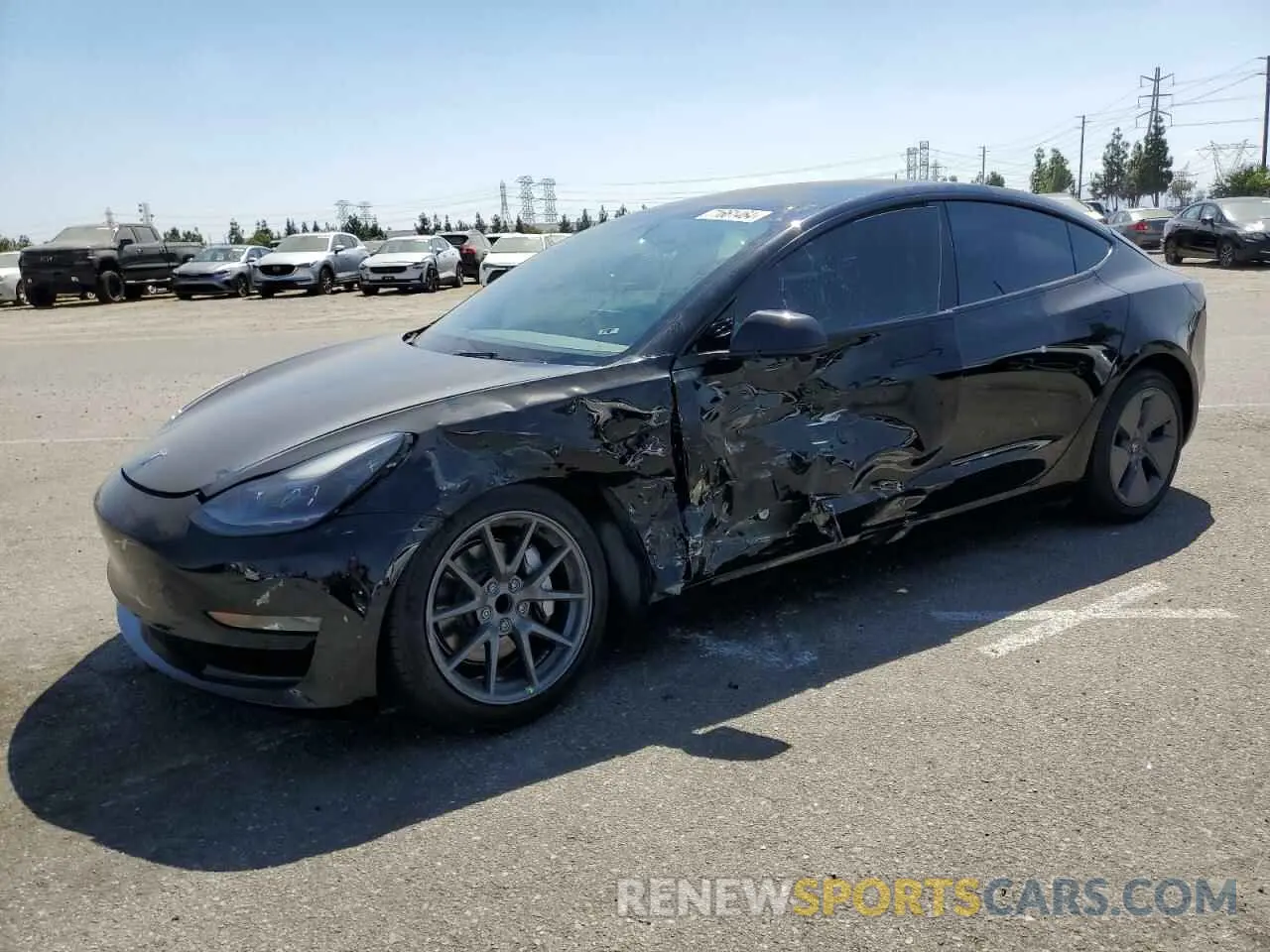 1 Photograph of a damaged car 5YJ3E1EA1PF518944 TESLA MODEL 3 2023