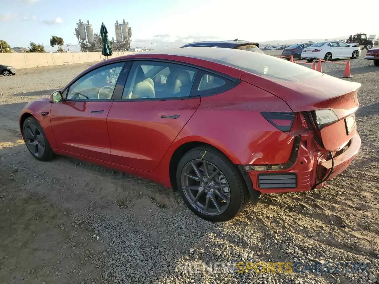 2 Photograph of a damaged car 5YJ3E1EA1PF540569 TESLA MODEL 3 2023