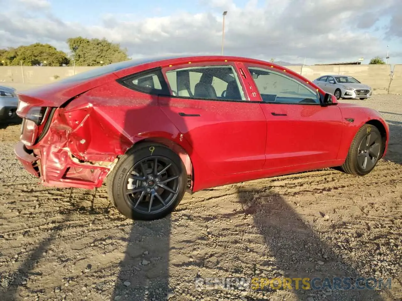 3 Photograph of a damaged car 5YJ3E1EA1PF540569 TESLA MODEL 3 2023