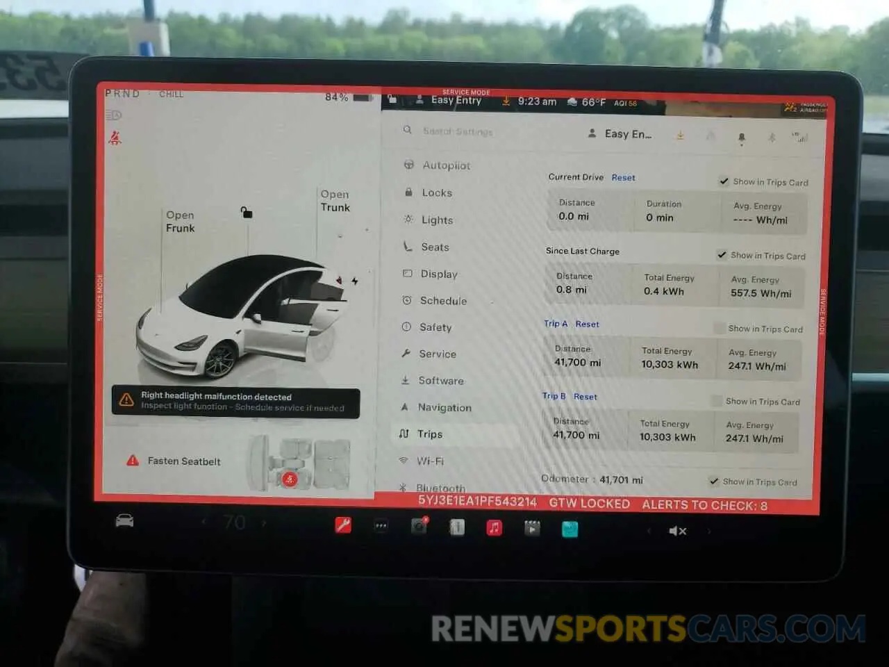 9 Photograph of a damaged car 5YJ3E1EA1PF543214 TESLA MODEL 3 2023