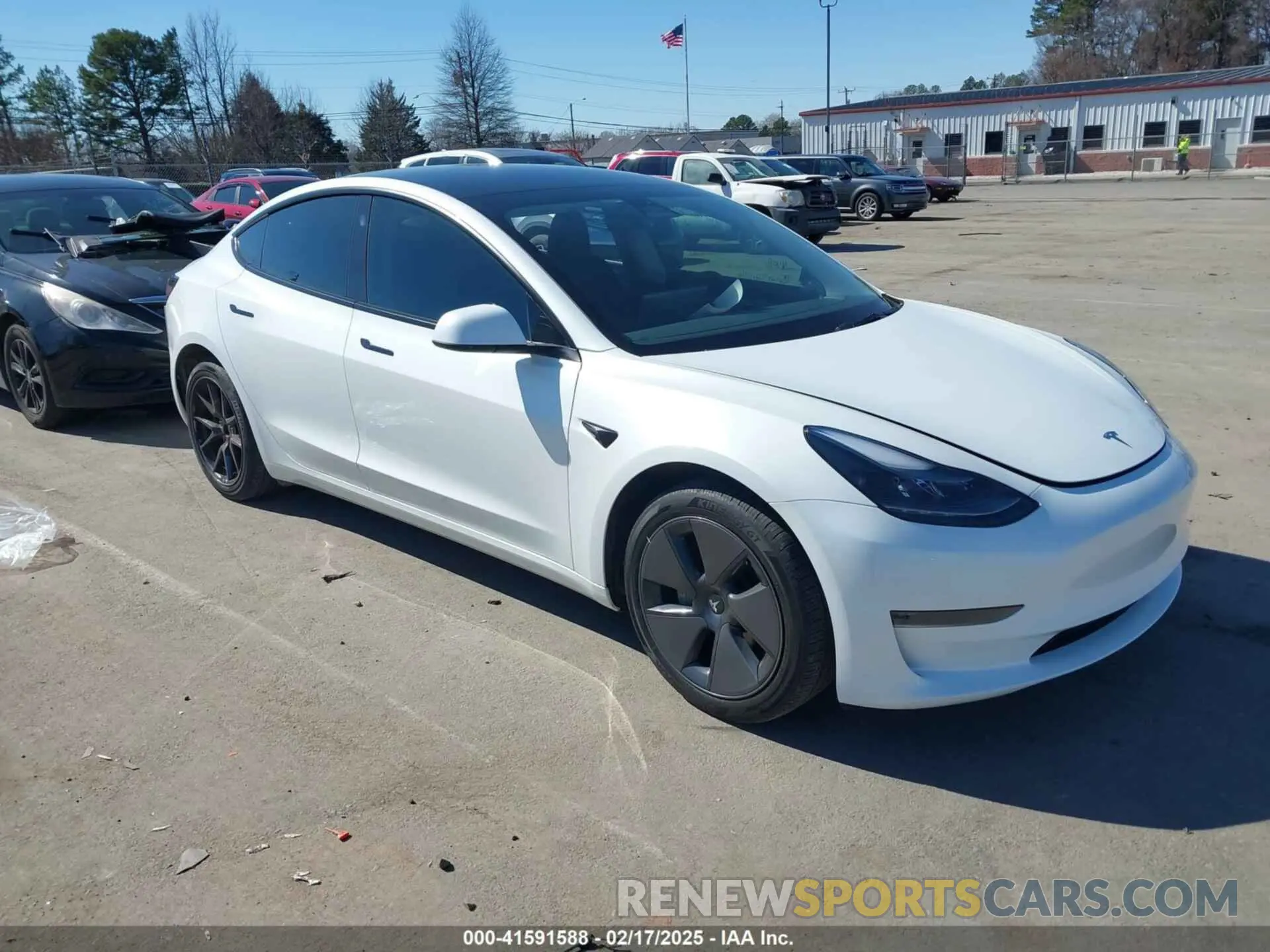1 Photograph of a damaged car 5YJ3E1EA1PF545223 TESLA MODEL 3 2023