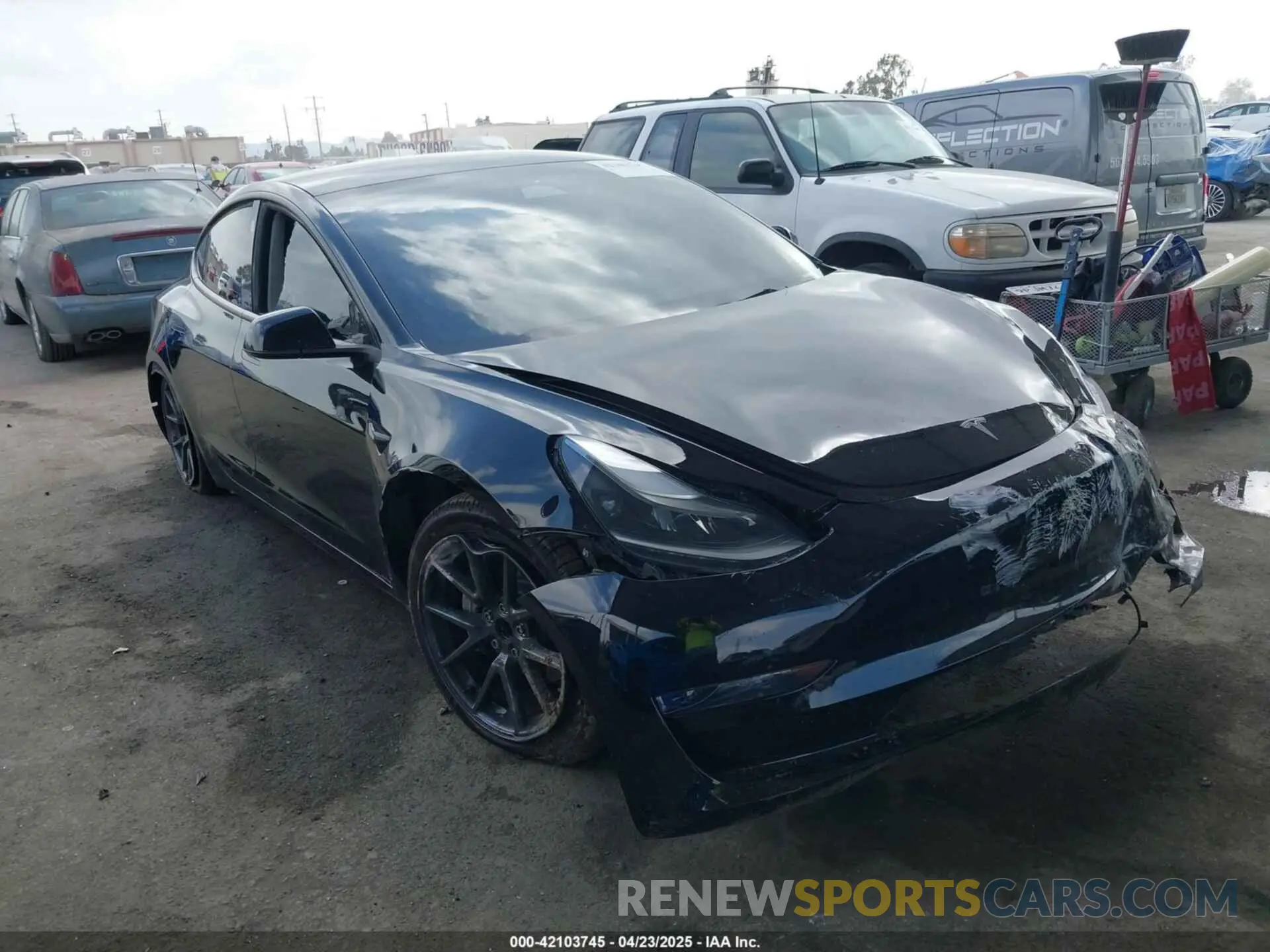 1 Фотография поврежденного автомобиля 5YJ3E1EA1PF546324 TESLA MODEL 3 2023
