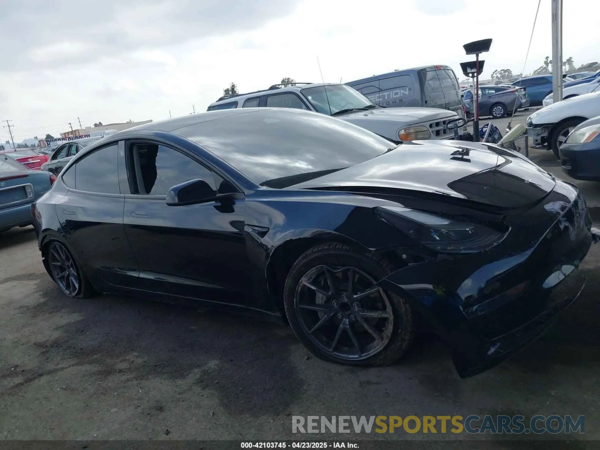 13 Фотография поврежденного автомобиля 5YJ3E1EA1PF546324 TESLA MODEL 3 2023