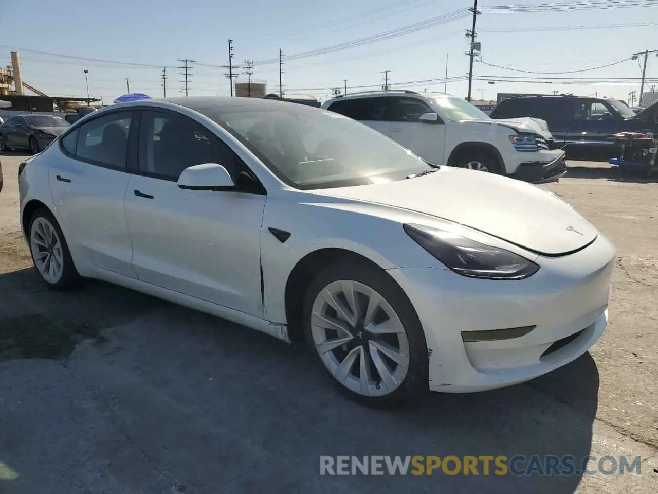 4 Photograph of a damaged car 5YJ3E1EA1PF546534 TESLA MODEL 3 2023