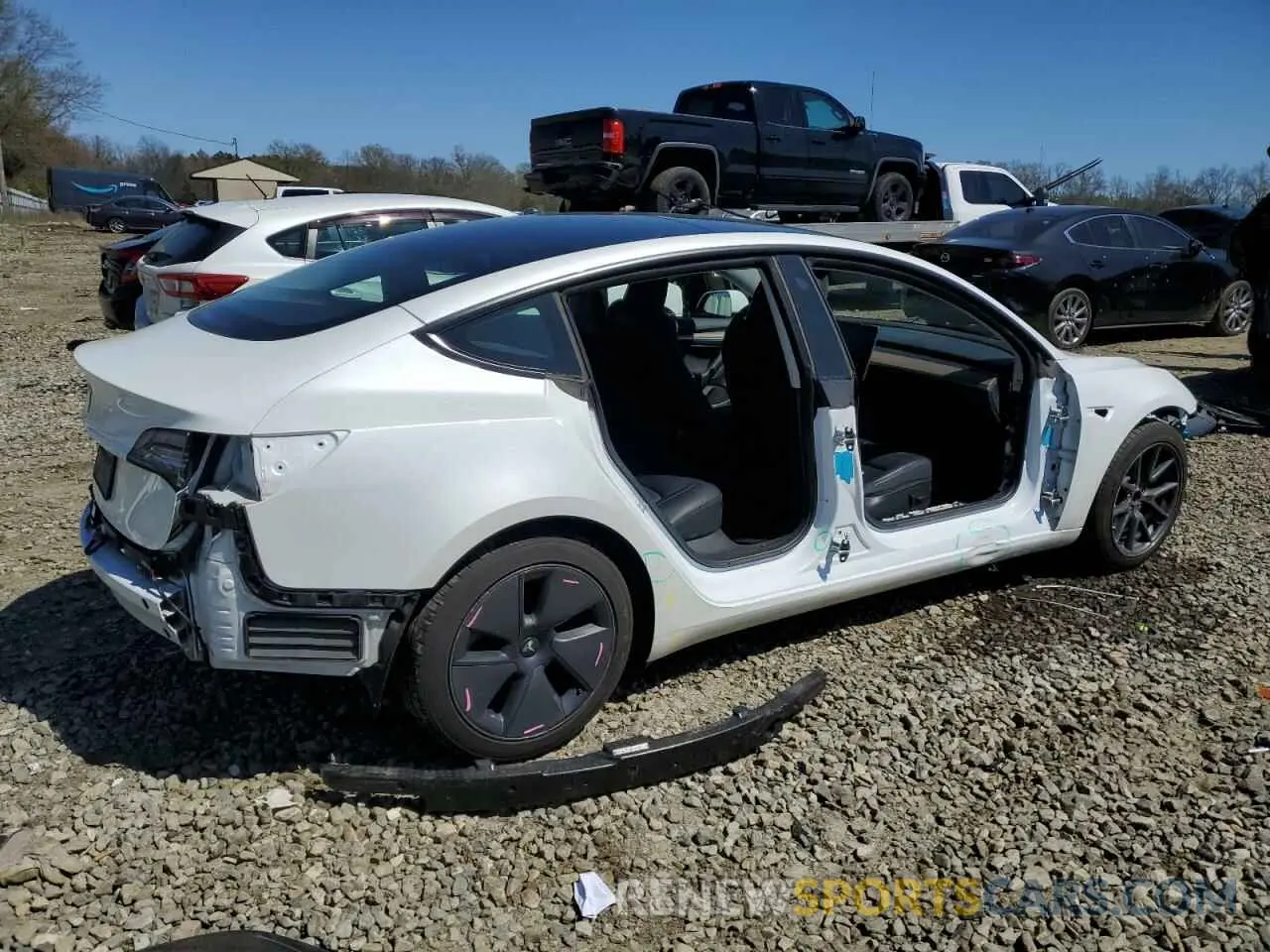 3 Photograph of a damaged car 5YJ3E1EA1PF547134 TESLA MODEL 3 2023