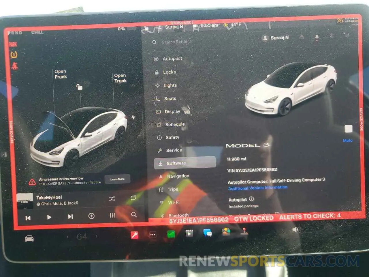 9 Фотография поврежденного автомобиля 5YJ3E1EA1PF556562 TESLA MODEL 3 2023
