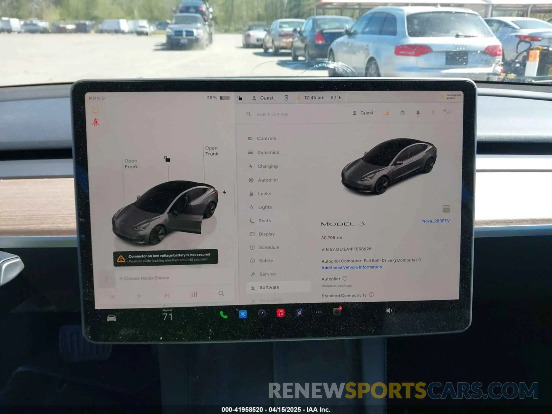18 Фотография поврежденного автомобиля 5YJ3E1EA1PF558926 TESLA MODEL 3 2023