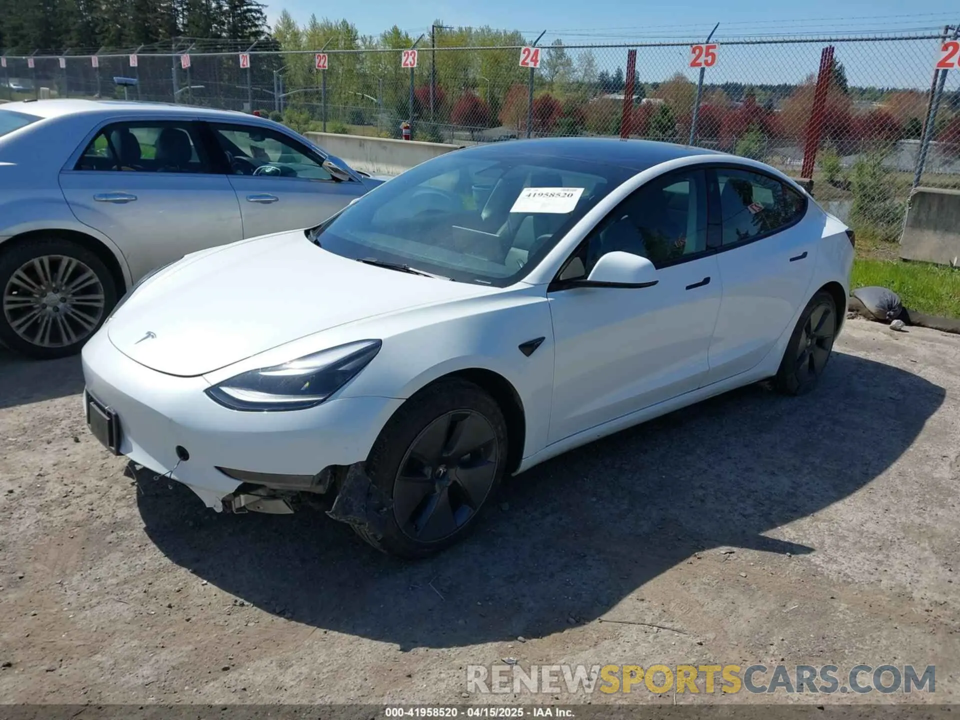 2 Фотография поврежденного автомобиля 5YJ3E1EA1PF558926 TESLA MODEL 3 2023