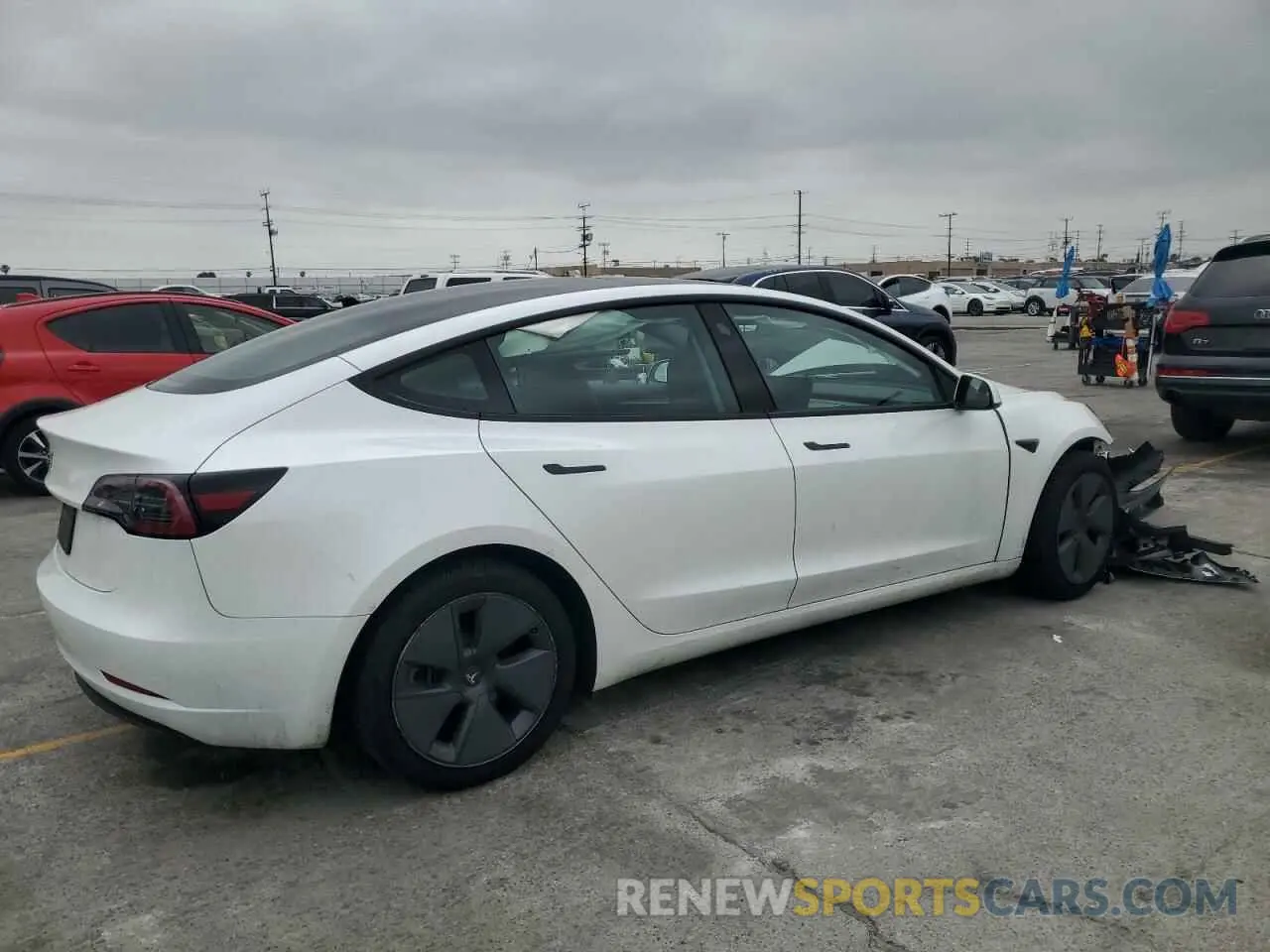 3 Photograph of a damaged car 5YJ3E1EA1PF561521 TESLA MODEL 3 2023