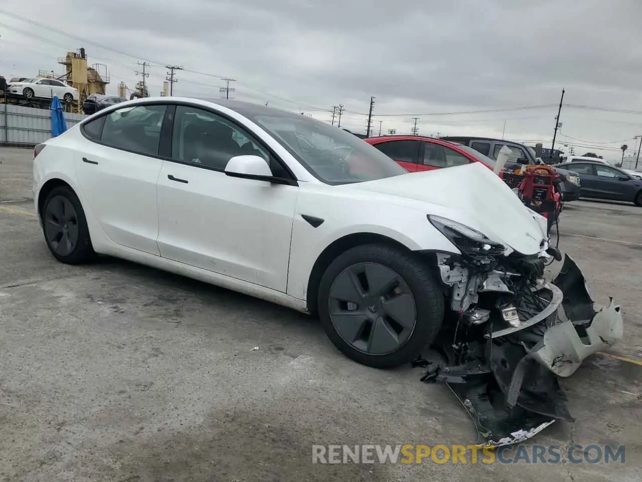 4 Photograph of a damaged car 5YJ3E1EA1PF561521 TESLA MODEL 3 2023