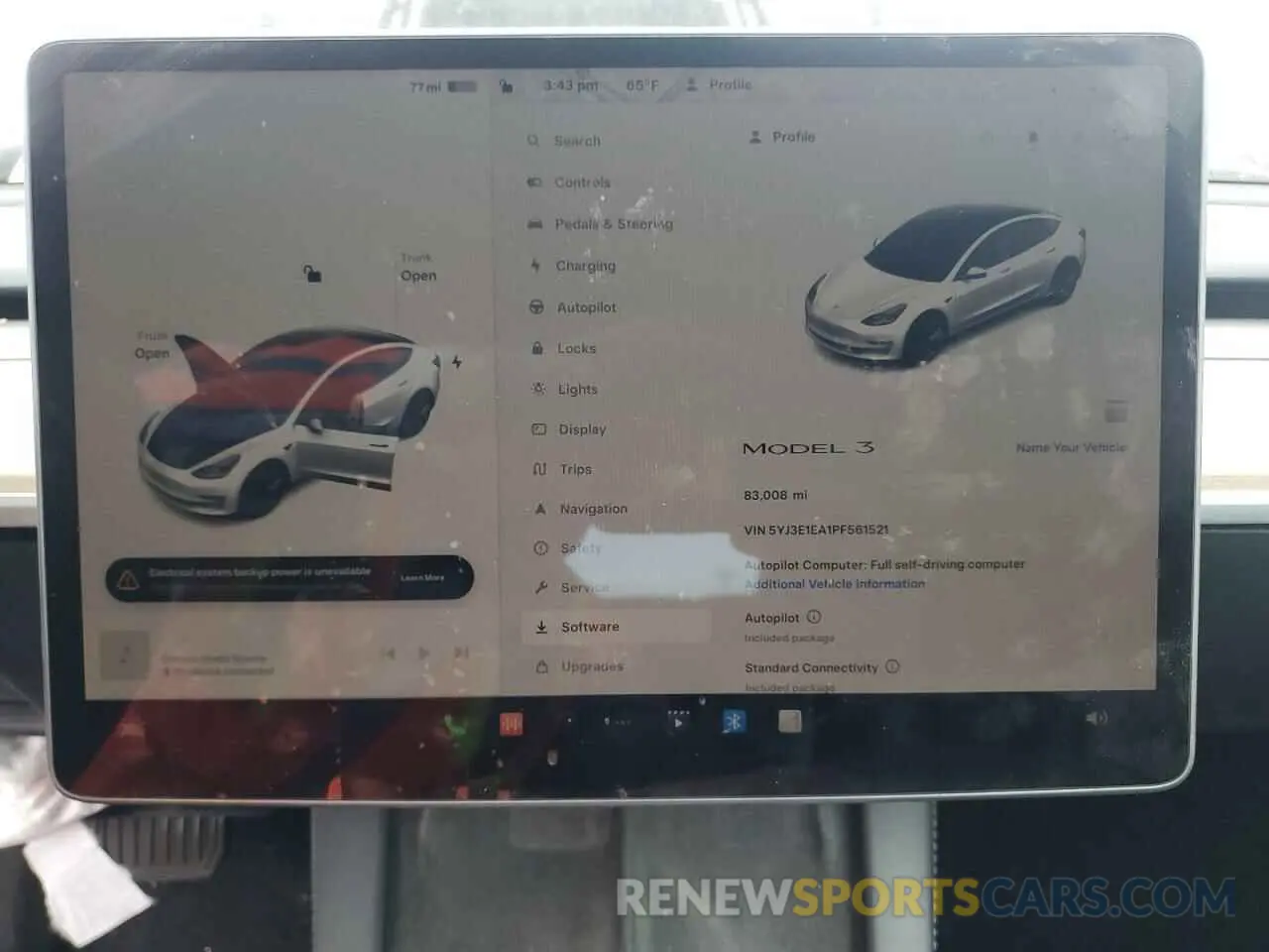 9 Photograph of a damaged car 5YJ3E1EA1PF561521 TESLA MODEL 3 2023