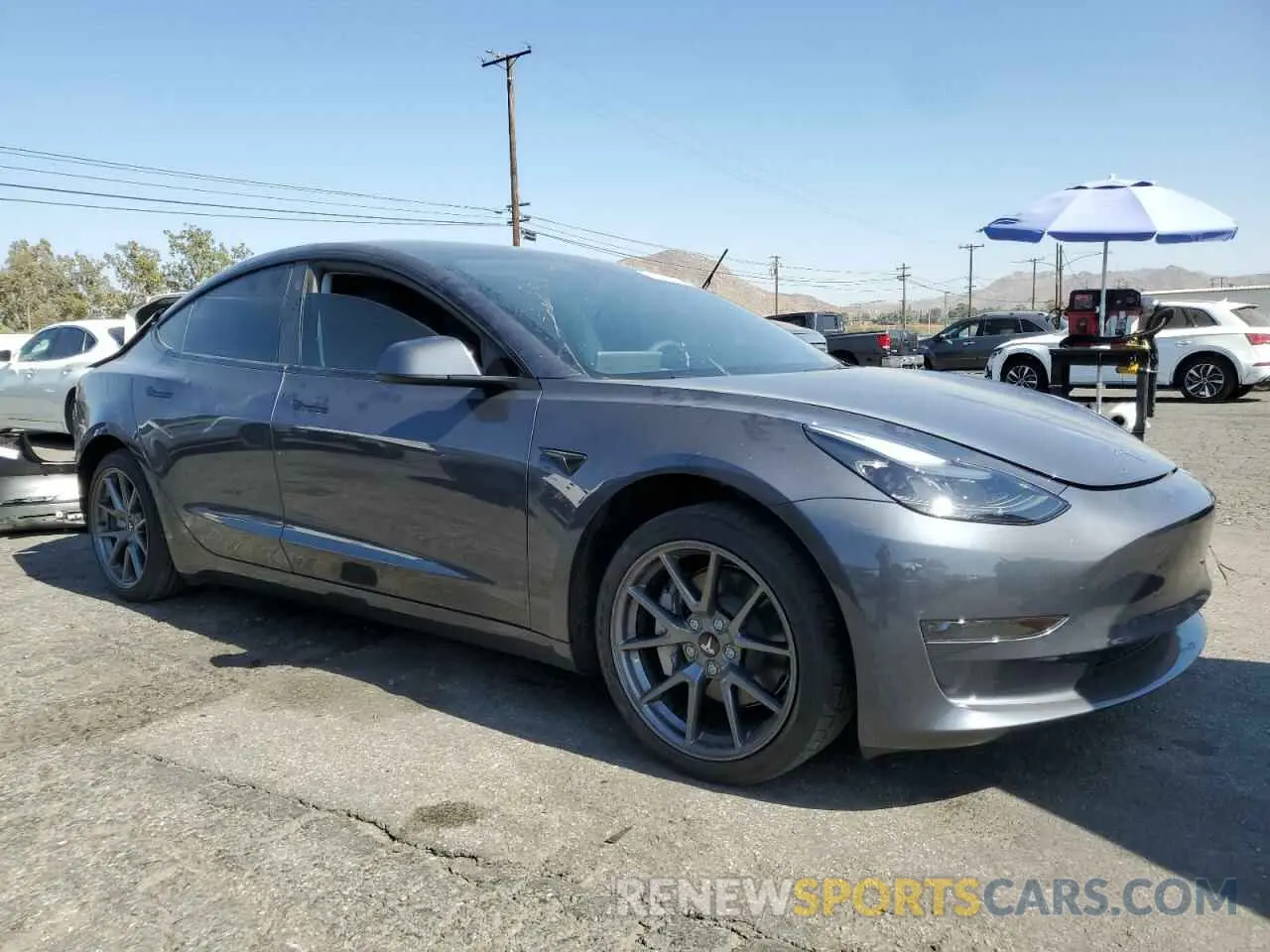 4 Фотография поврежденного автомобиля 5YJ3E1EA1PF568579 TESLA MODEL 3 2023