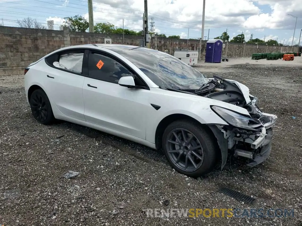 4 Photograph of a damaged car 5YJ3E1EA1PF600818 TESLA MODEL 3 2023