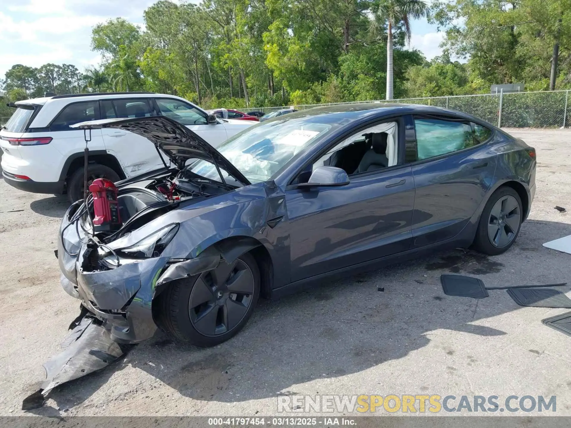 2 Photograph of a damaged car 5YJ3E1EA1PF601418 TESLA MODEL 3 2023