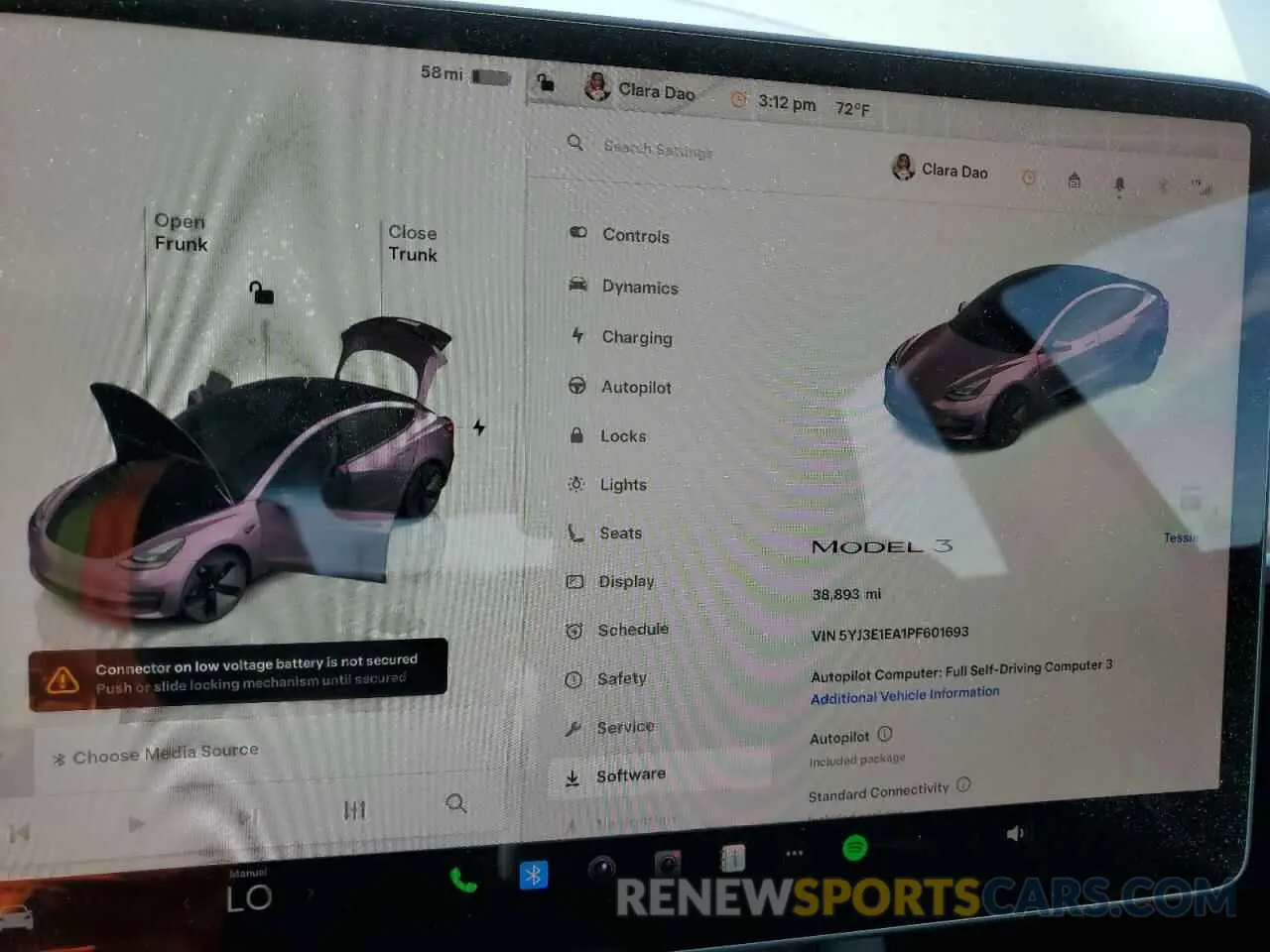 9 Фотография поврежденного автомобиля 5YJ3E1EA1PF601693 TESLA MODEL 3 2023