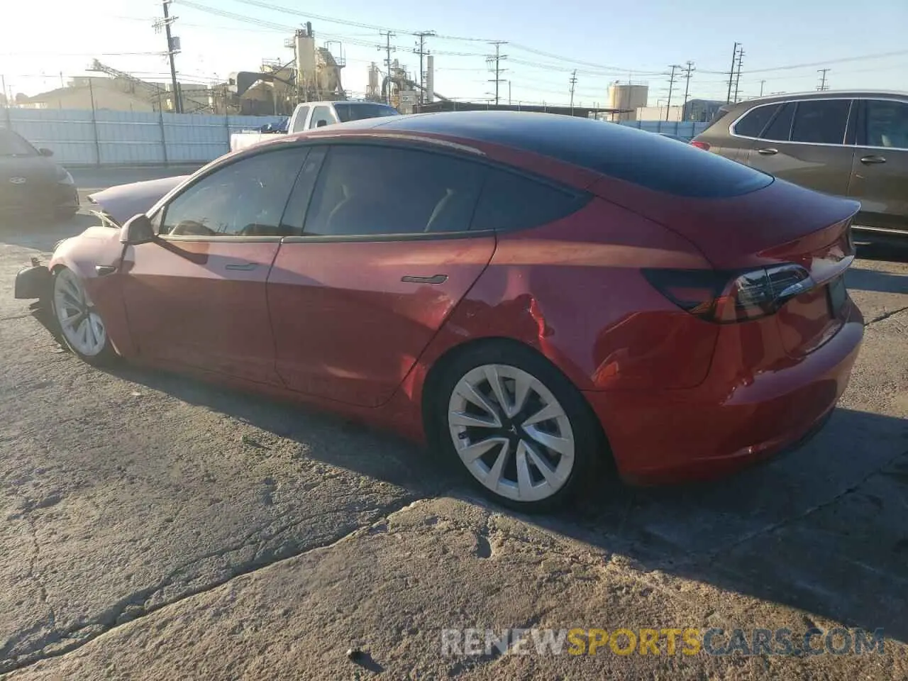 2 Фотография поврежденного автомобиля 5YJ3E1EA1PF616727 TESLA MODEL 3 2023