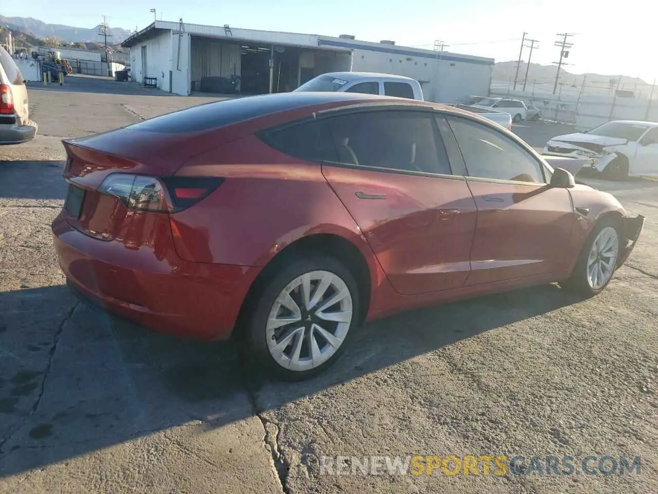 3 Фотография поврежденного автомобиля 5YJ3E1EA1PF616727 TESLA MODEL 3 2023