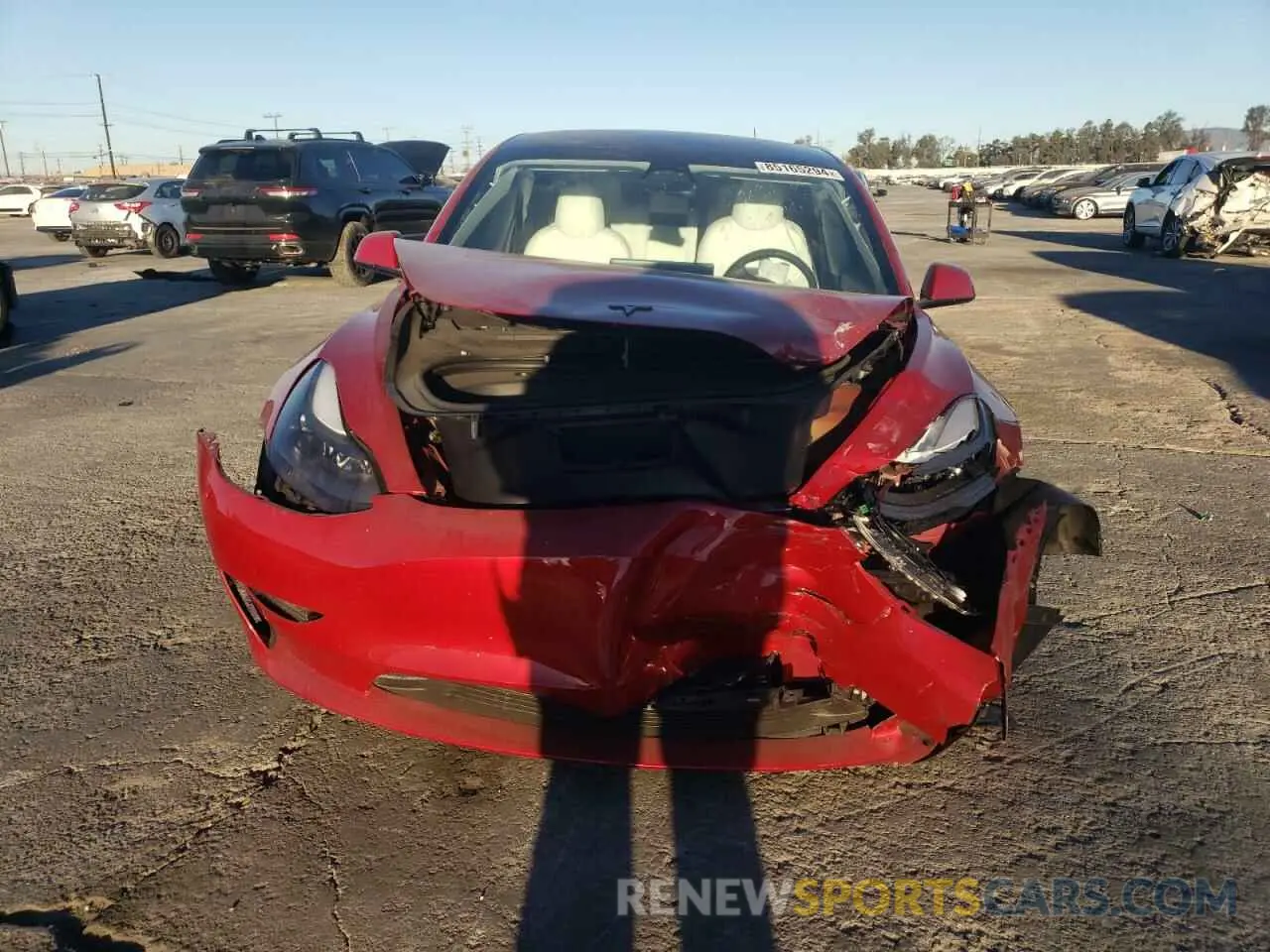 5 Фотография поврежденного автомобиля 5YJ3E1EA1PF616727 TESLA MODEL 3 2023