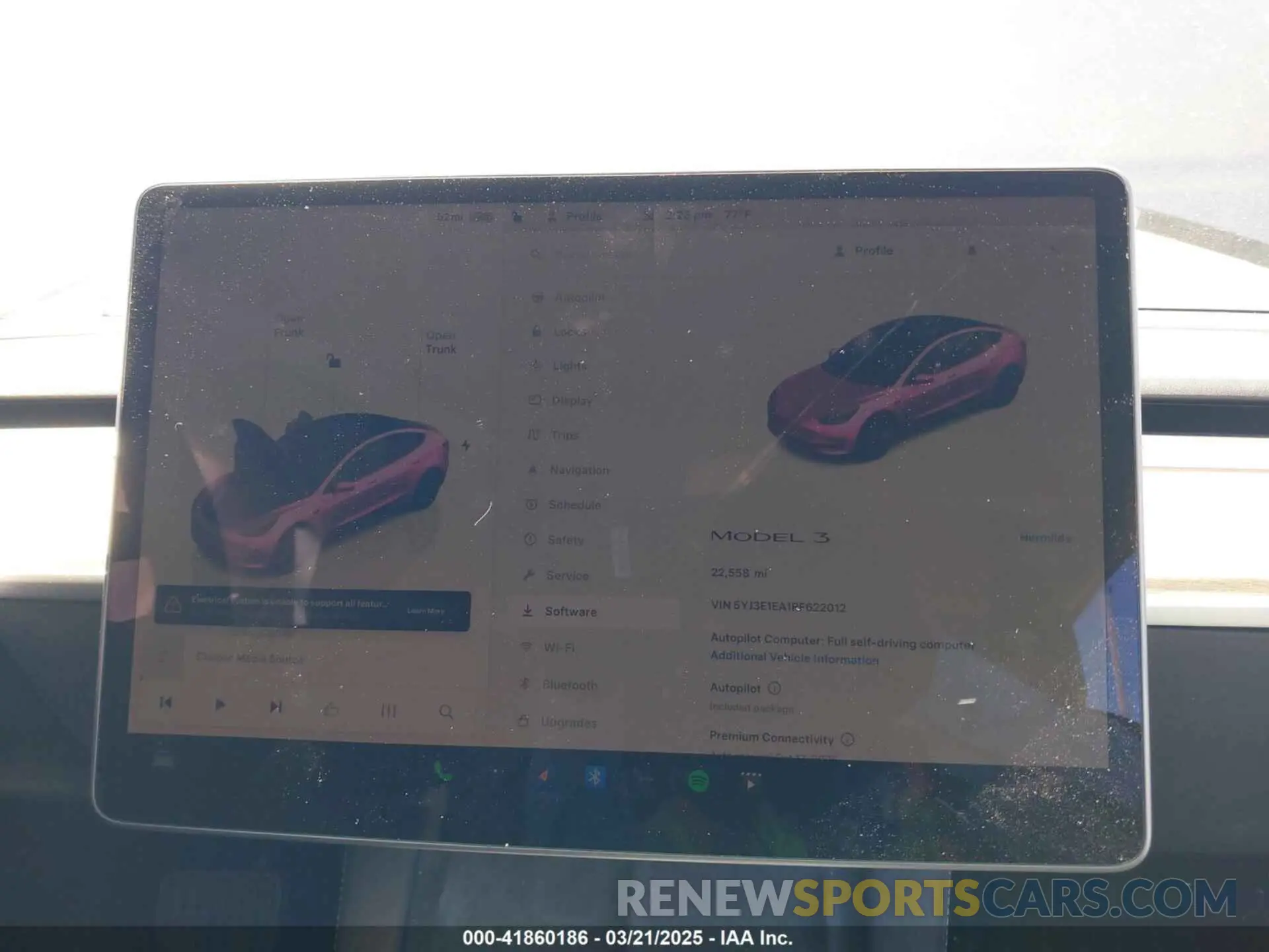 7 Фотография поврежденного автомобиля 5YJ3E1EA1PF622012 TESLA MODEL 3 2023