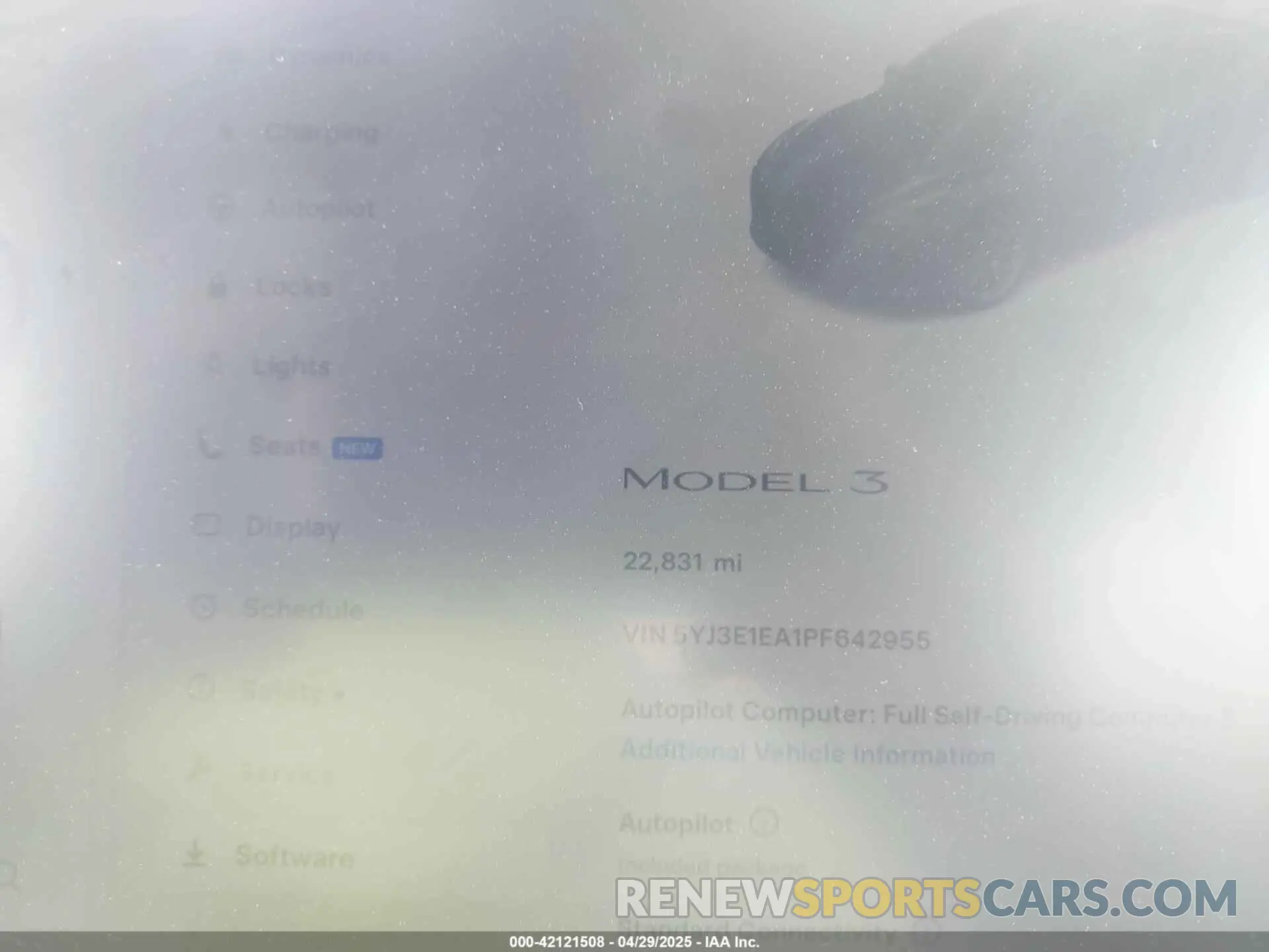7 Photograph of a damaged car 5YJ3E1EA1PF642955 TESLA MODEL 3 2023