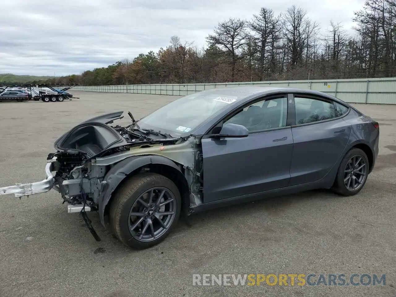 1 Фотография поврежденного автомобиля 5YJ3E1EA1PF645130 TESLA MODEL 3 2023
