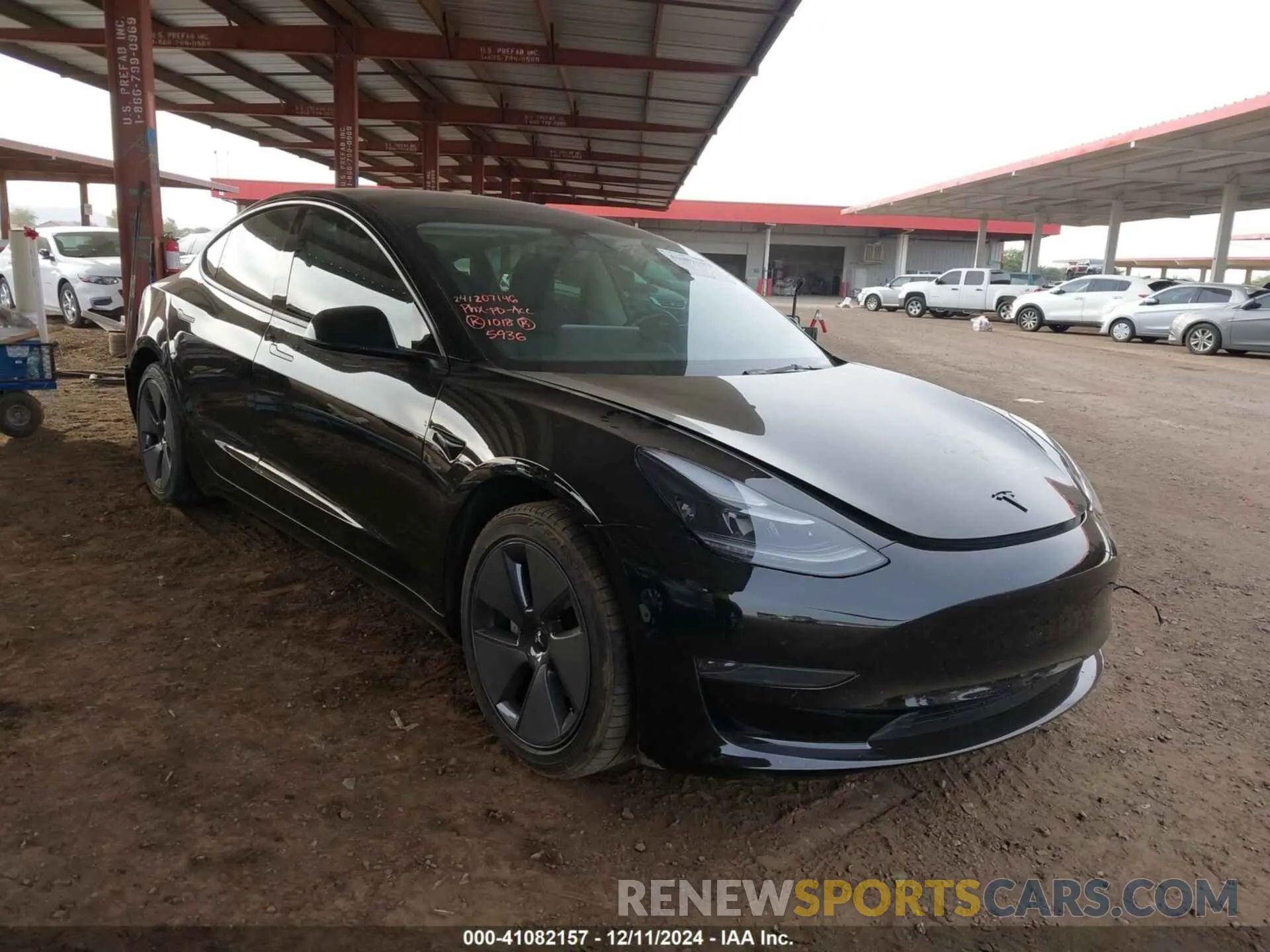 1 Photograph of a damaged car 5YJ3E1EA1PF645936 TESLA MODEL 3 2023