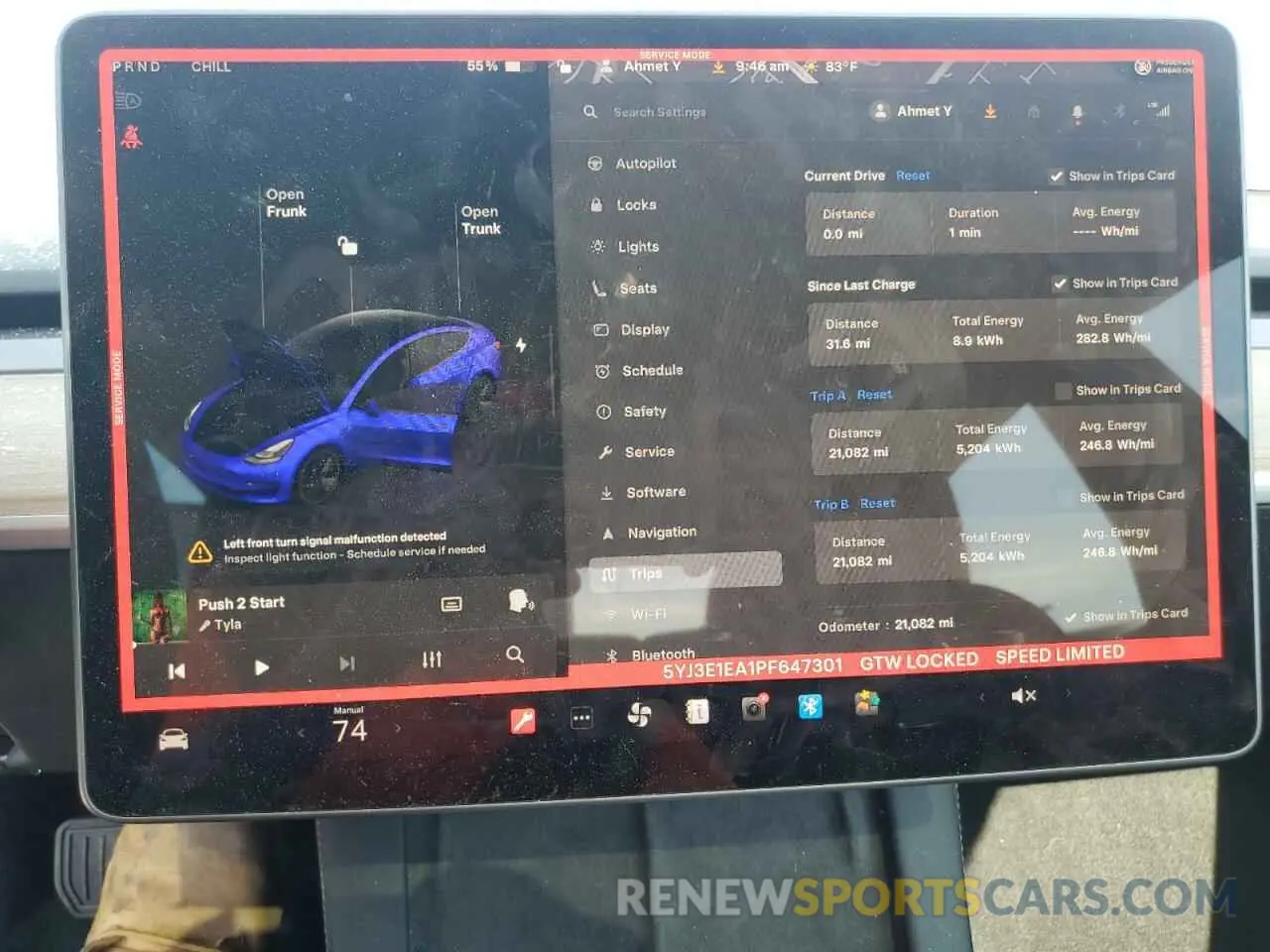 9 Photograph of a damaged car 5YJ3E1EA1PF647301 TESLA MODEL 3 2023