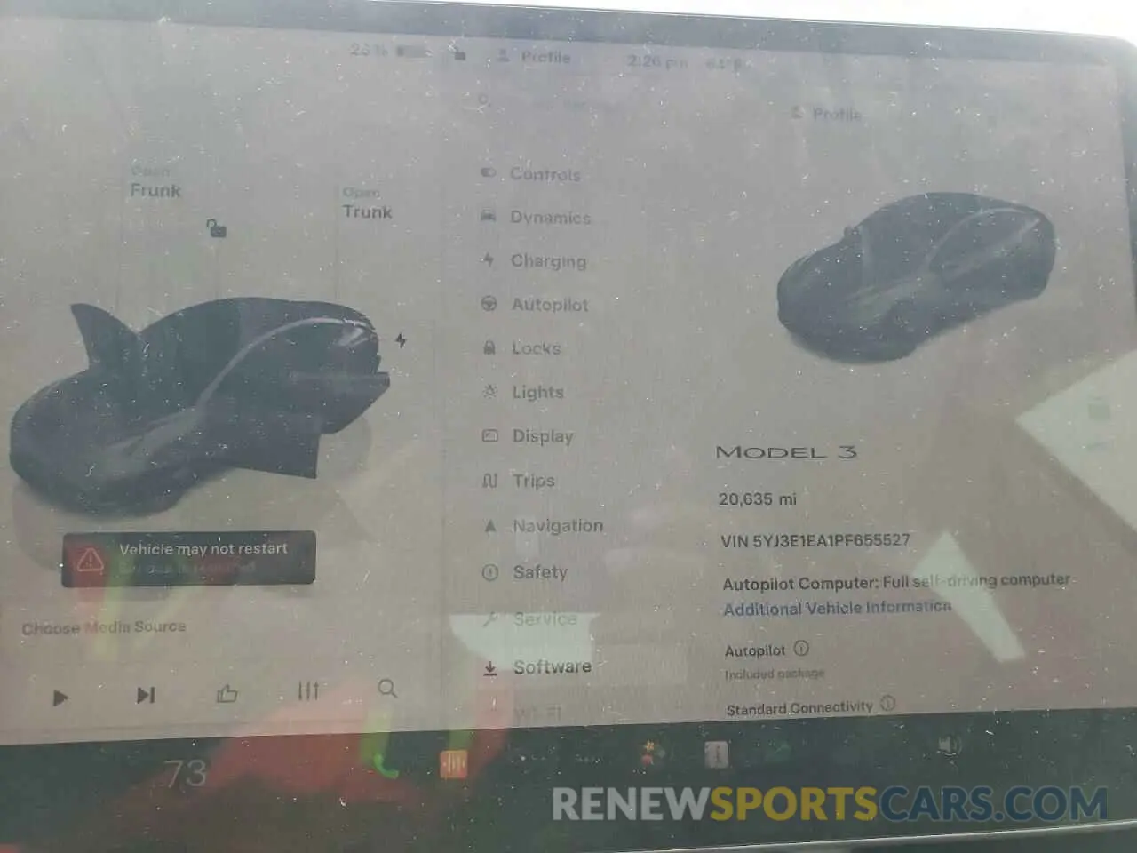 9 Photograph of a damaged car 5YJ3E1EA1PF655527 TESLA MODEL 3 2023