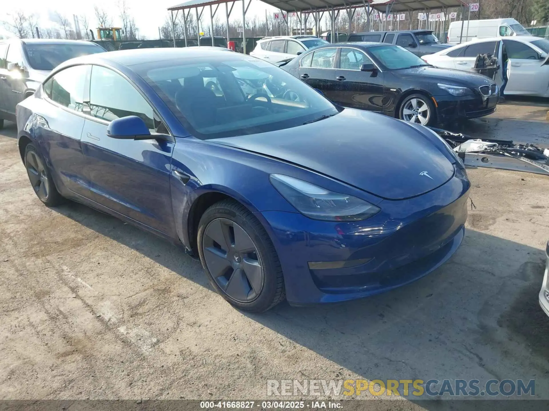 1 Photograph of a damaged car 5YJ3E1EA1PF655558 TESLA MODEL 3 2023