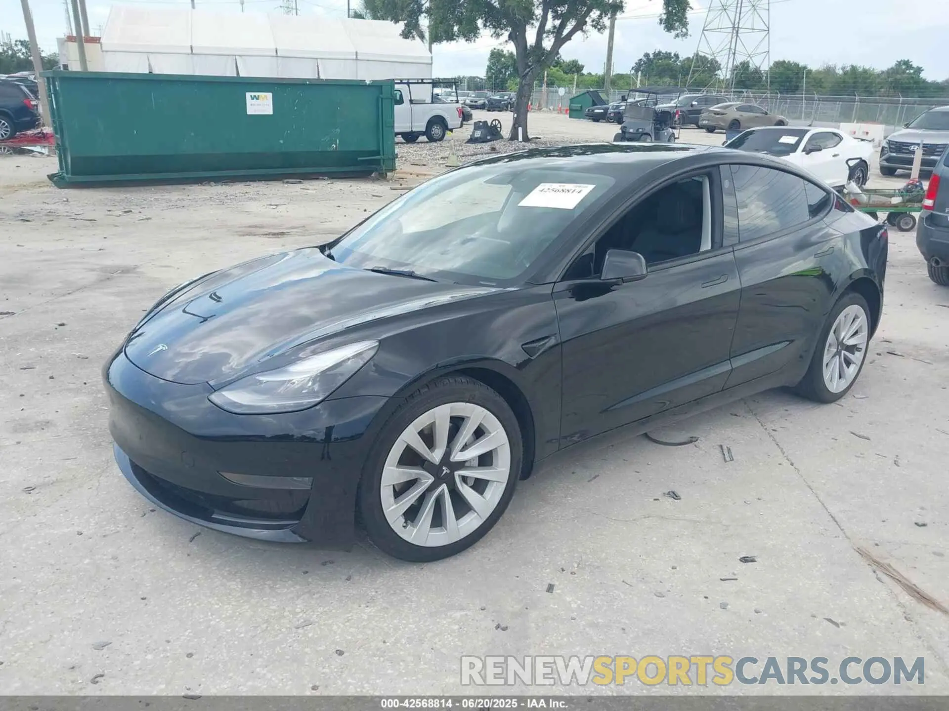 2 Photograph of a damaged car 5YJ3E1EA1PF657066 TESLA MODEL 3 2023
