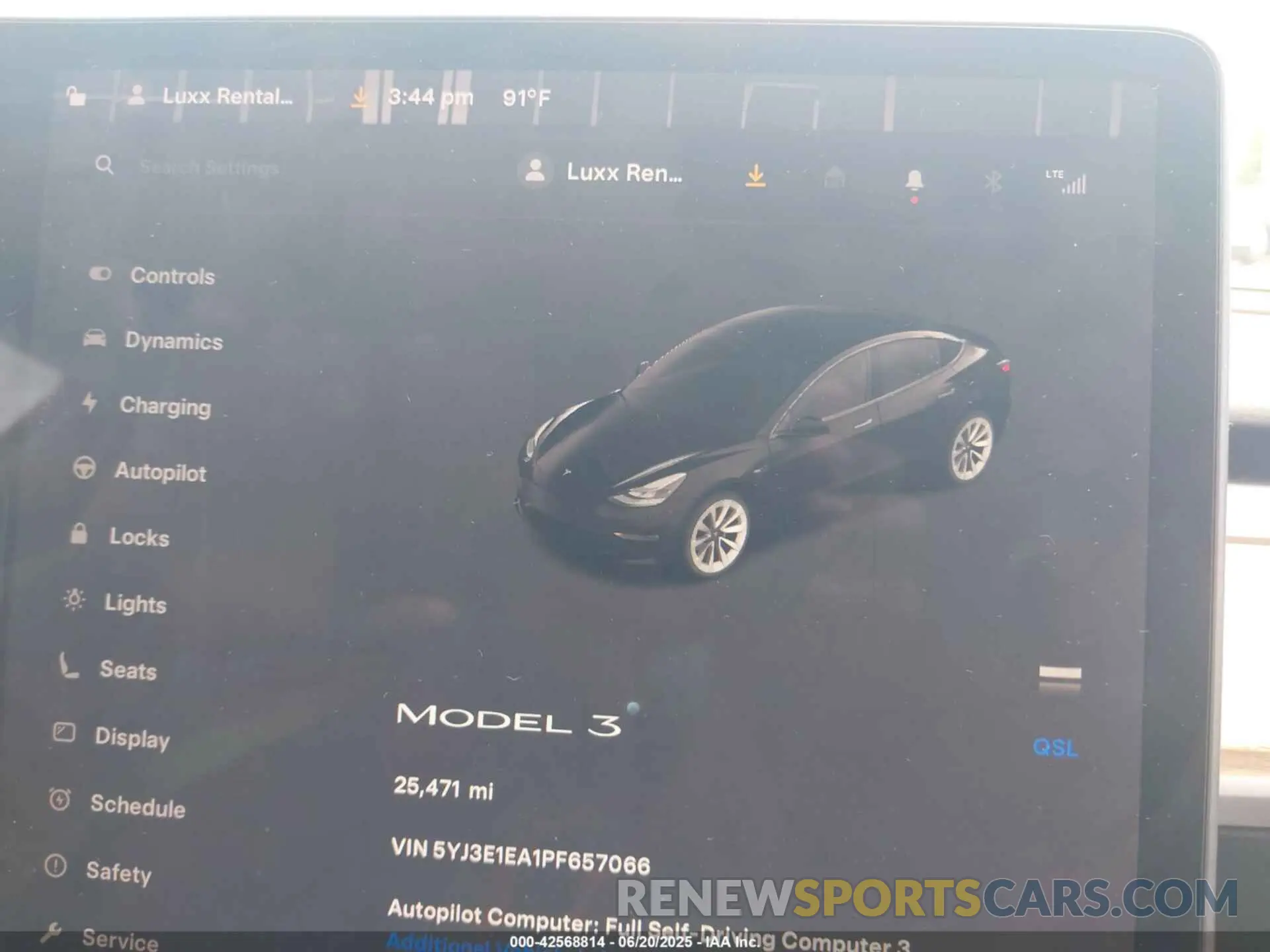 7 Photograph of a damaged car 5YJ3E1EA1PF657066 TESLA MODEL 3 2023