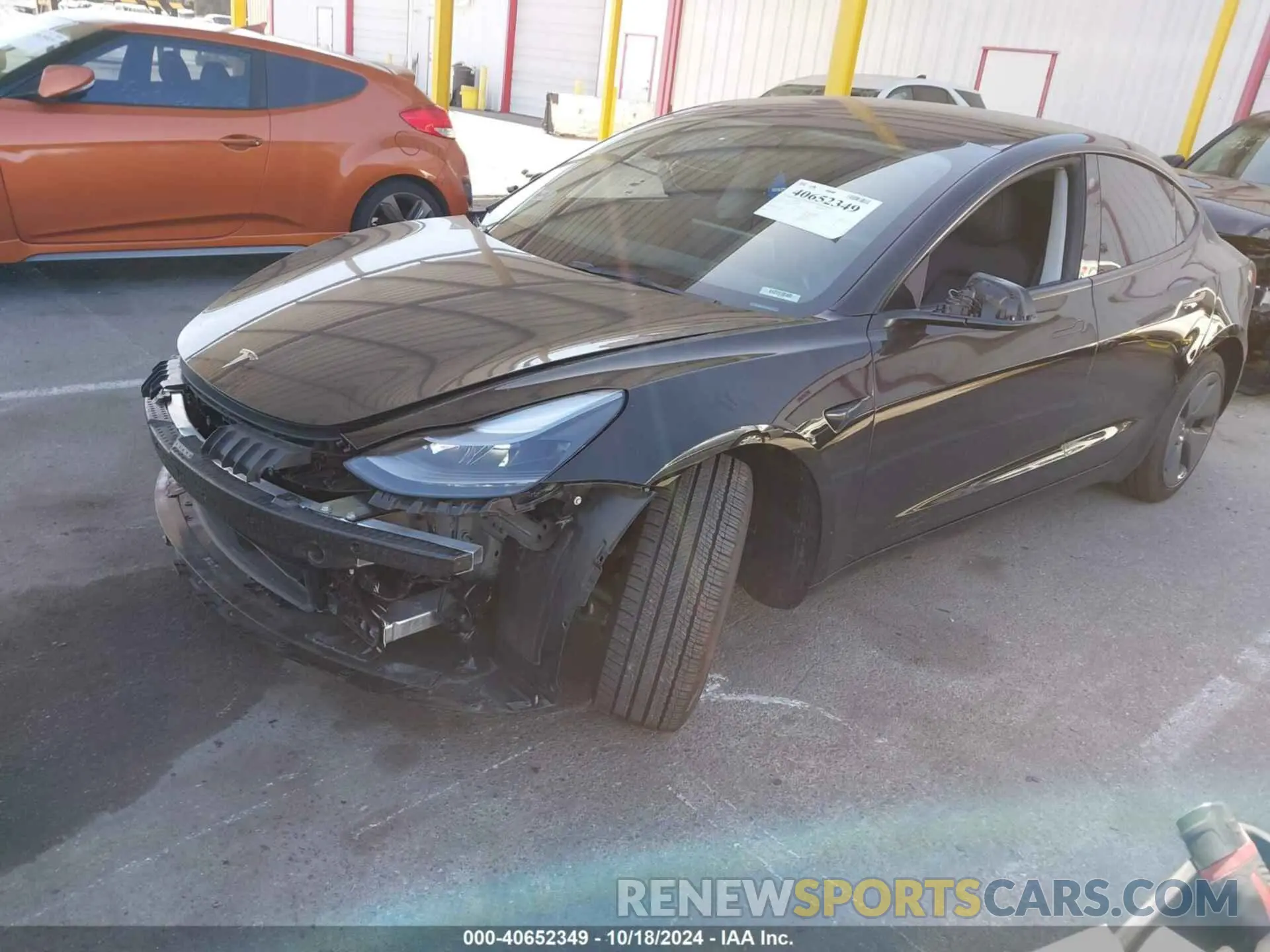 2 Photograph of a damaged car 5YJ3E1EA1PF662106 TESLA MODEL 3 2023