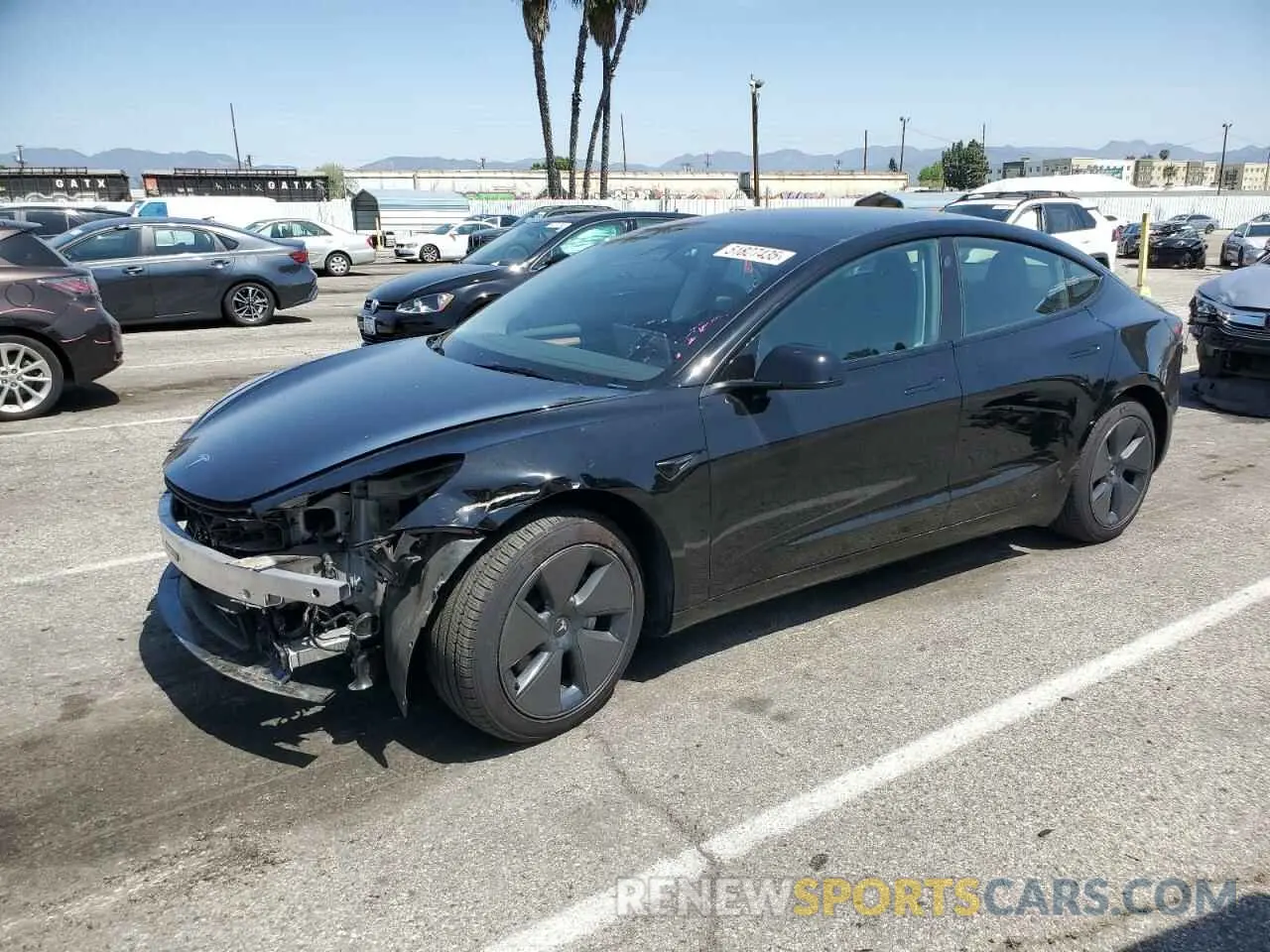1 Фотография поврежденного автомобиля 5YJ3E1EA1PF665572 TESLA MODEL 3 2023